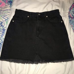 Madewell denim skirt